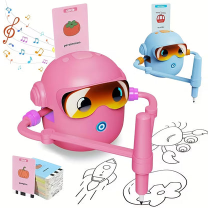 Toybox Magic Drawing Robot — 100 Cards, Screen-Free Learning Your Kids Will Love